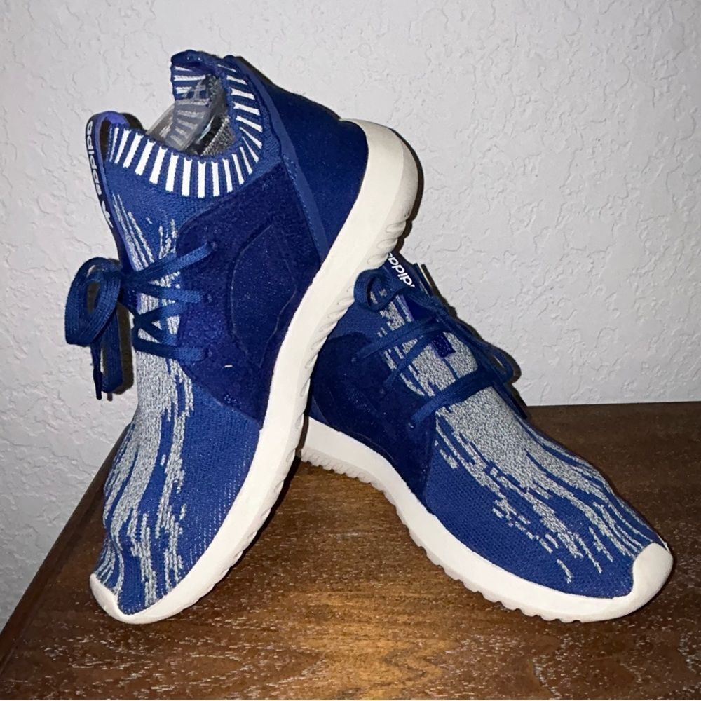 Adidas Tubular Defiant Primeknit Lace Up Sneaker Shoes